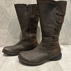 Merrell espresso leather boots